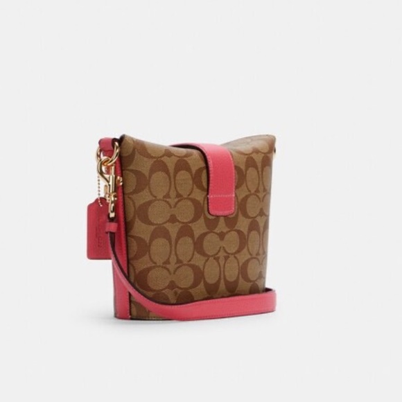 Coach Addie Crossbody In Signature Canvas C2817 - Picture 3 of 12